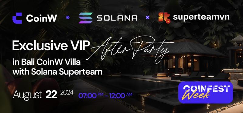 CoinW and Solana Superteam Join Forces for Coinfest Asia 2024 Debut